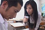 Newsgirl Rei Amami Student Interview Sex